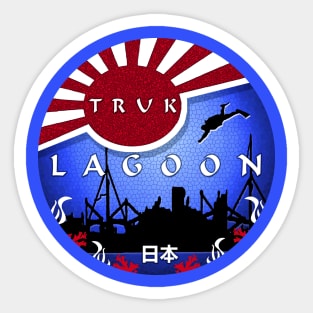 Truk Lagoon Japan Scuba Diving Wreck Dive Gifts Sticker